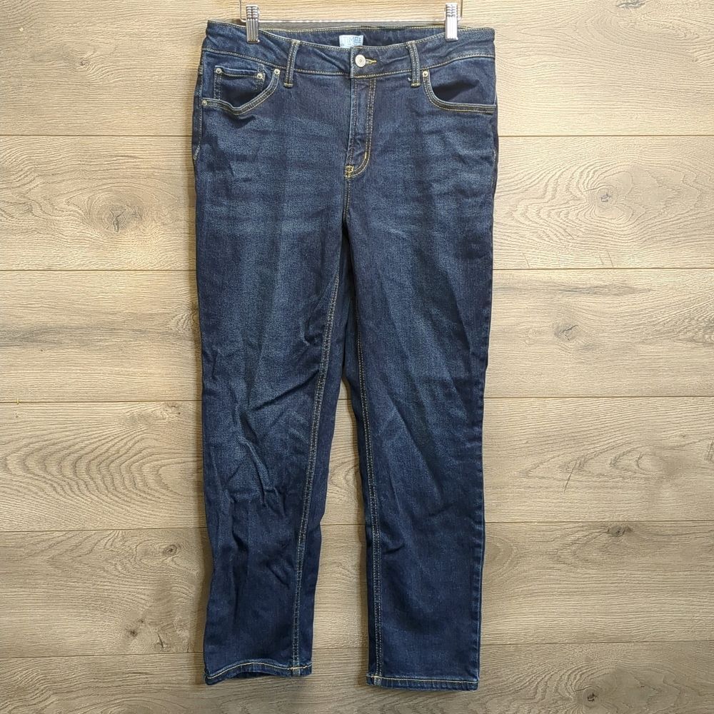Time And Tru Straight Leg Classic Jeans Women's Size 12 Short